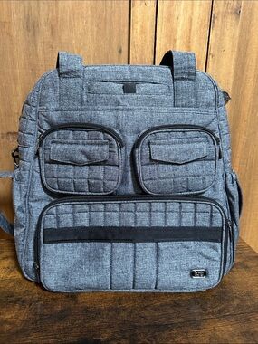 lug Heather Gray Puddle Jumper Quilted Travel Tote